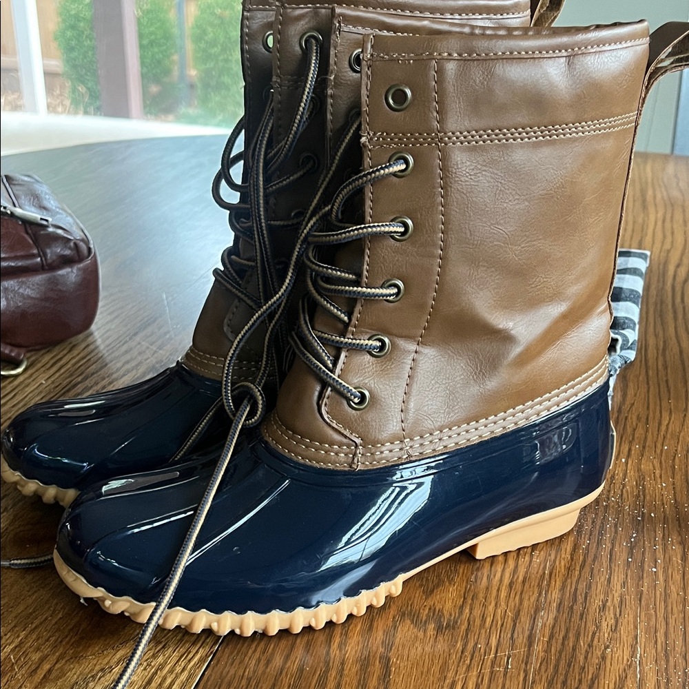 Sporto Brown and Black Ankle Boots 8.5 - Picture 7 of 8